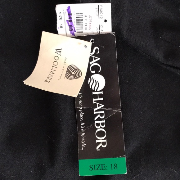 Black Wool Skirt - Picture 3 of 6